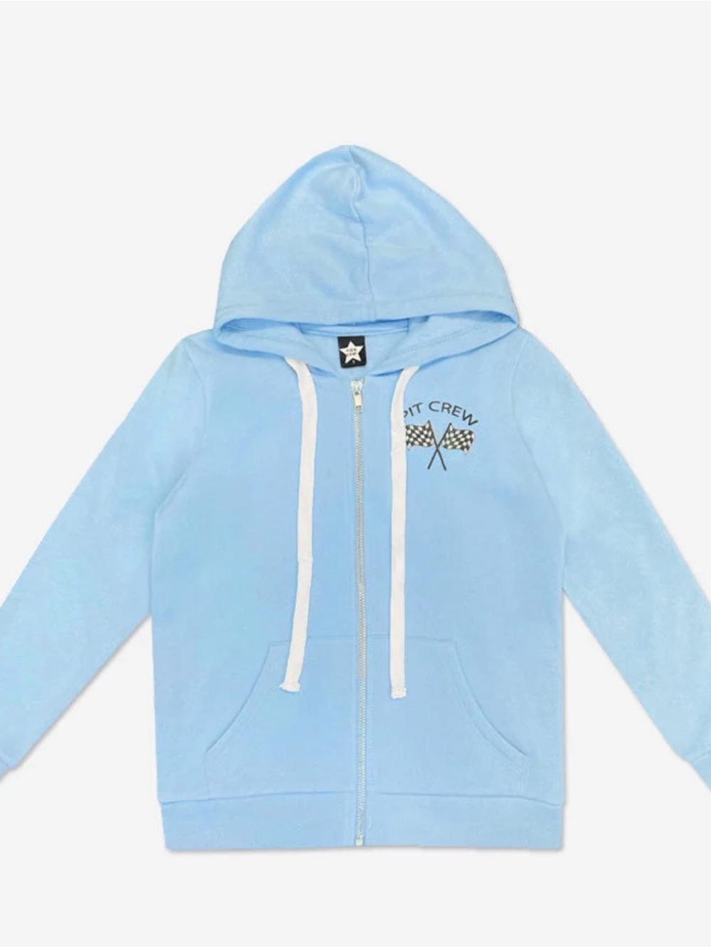Pixie Lane “Pit Crew” Cotton Soft French Terry Zip Hoodie Size 3